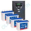 Microtek JUMBO JM SW 4000 Inverter with 4 Battery Combo